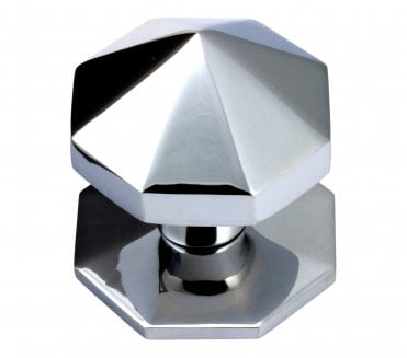 Prima Carousel Centre Door Knob - Polished Chrome