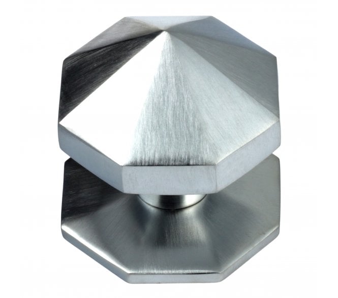 Prima Carousel Centre Door Knob - Satin Chrome