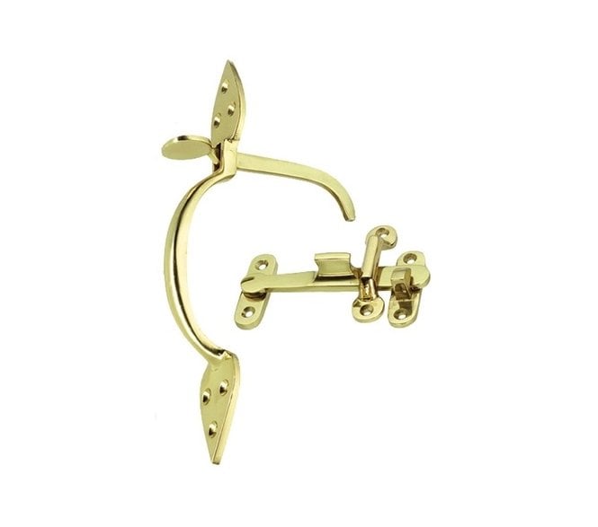 Prima Cast Brass Suffolk Thumb Latch Set - Polished Brass