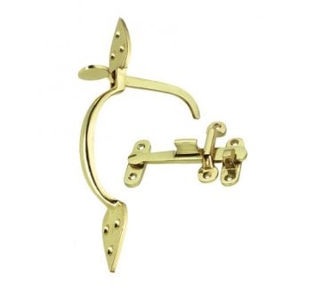 Prima Cast Brass Suffolk Thumb Latch Set - Polished Brass