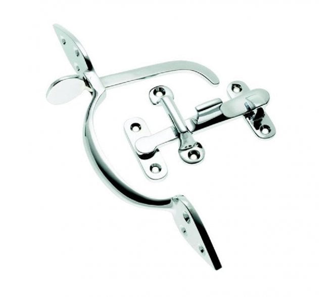 Prima Cast Brass Suffolk Thumb Latch Set - Polished Chrome