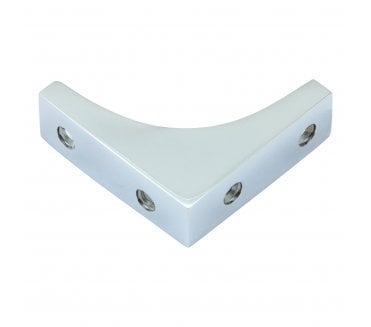 Prima Chest Corner 50mm x 50mm x 17mm - Polished Chrome