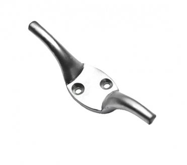 Prima Cleat Hook - 76mm x 19mm - Satin Chrome