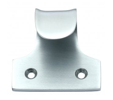 Prima Curled Sash Window Lift - Satin Chrome