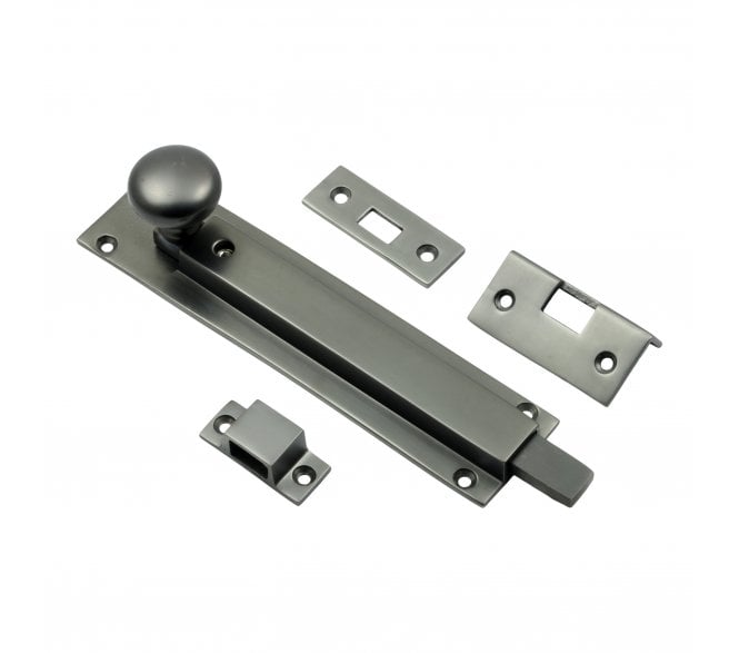 Prima DB2017 Straight Locking Door Bolt - Dark Bronze