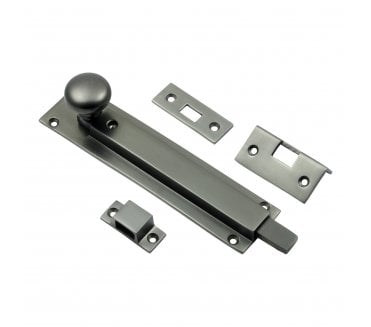 Prima DB2017 Straight Locking Door Bolt - Dark Bronze