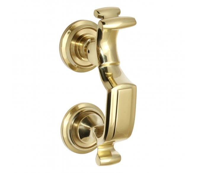 Prima Doctor Knocker - 145mm x 45mm - Polished Brass