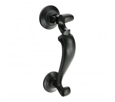 Prima Doctors Door Knocker - 190mm x 49mm - Matt Black