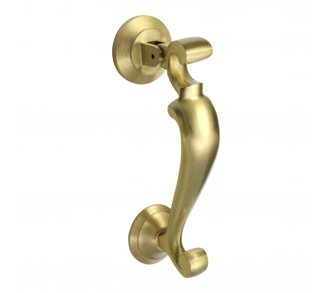 Prima Doctors Door Knocker - 190mm x 49mm - Satin Brass