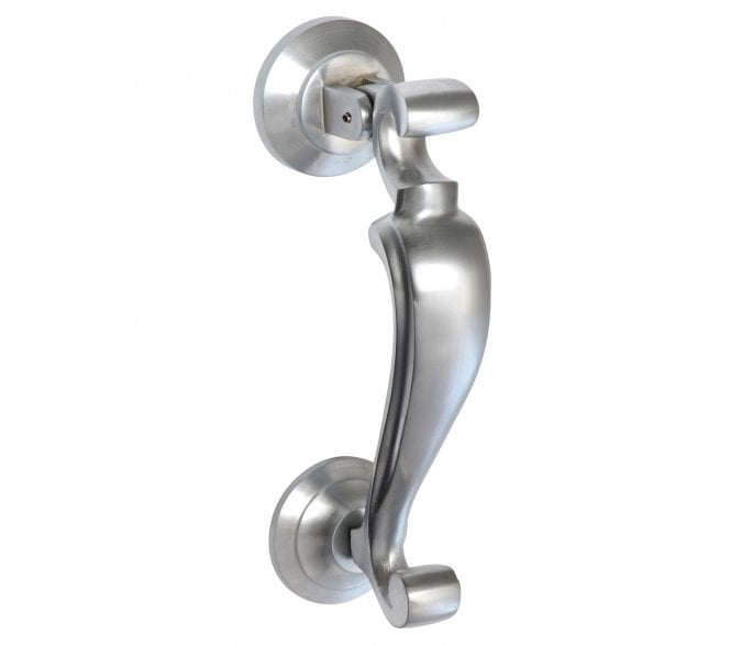 Prima Doctors Door Knocker - 190mm x 49mm - Satin Chrome