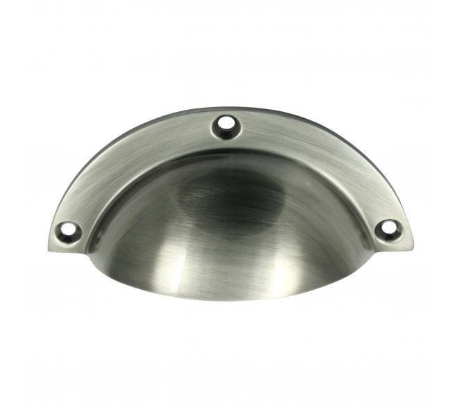 Prima Drawer Cup Pull - Pewter Finish