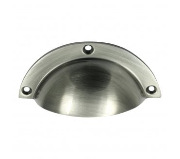 Prima Drawer Cup Pull - Pewter Finish