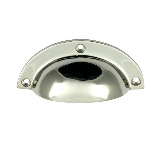 Prima Drawer Cup Pull - Polished Nickel