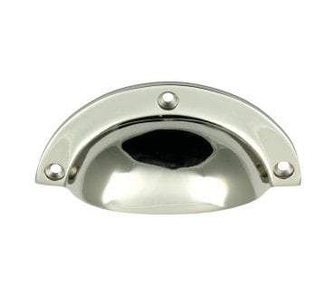 Prima Drawer Cup Pull - Polished Nickel