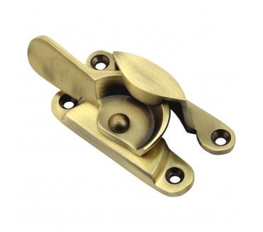 Prima Fitch Sash Window Fastener - Antique Brass