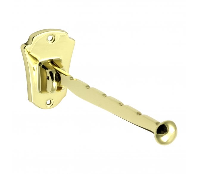 Prima Fold Away Hanger Support - Polished Brass