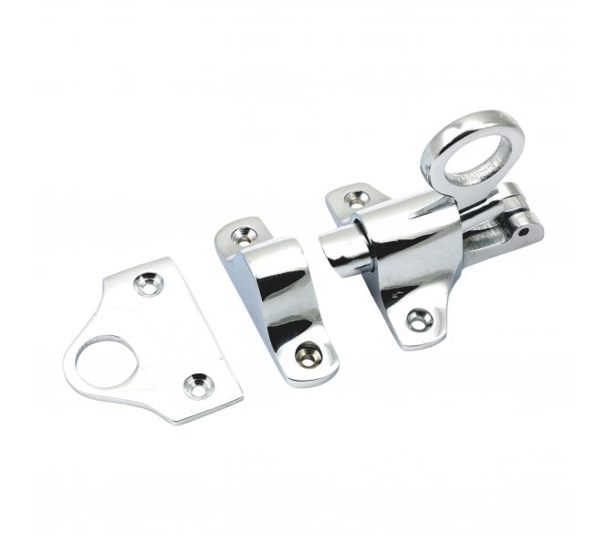 Prima Heavy Duty Fanlight Catch - Polished Chrome