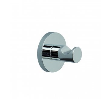 Prima Lily Single Robe Hook - Polished Chrome