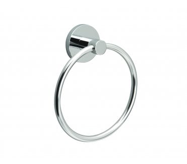 Prima Lily Towel Ring - Polished Chrome