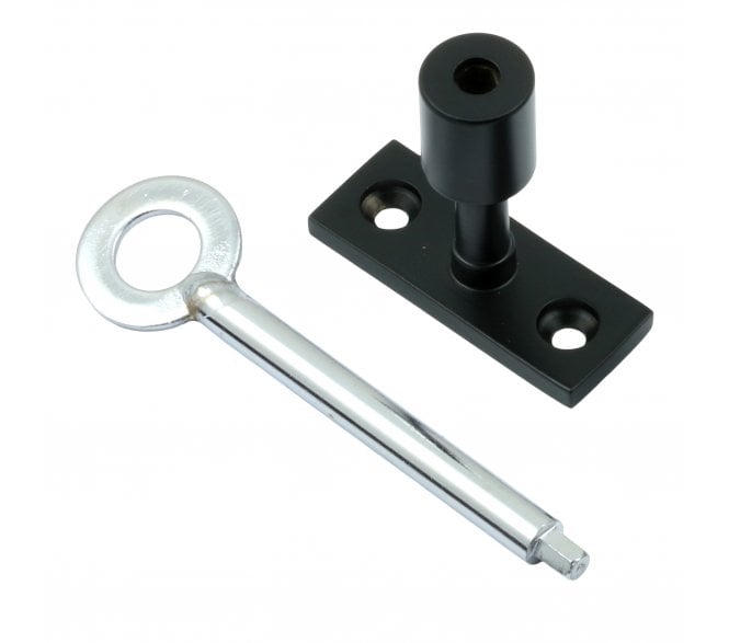 Prima Locking Casement Stays Pin - 40mm x 16mm - Matt Black