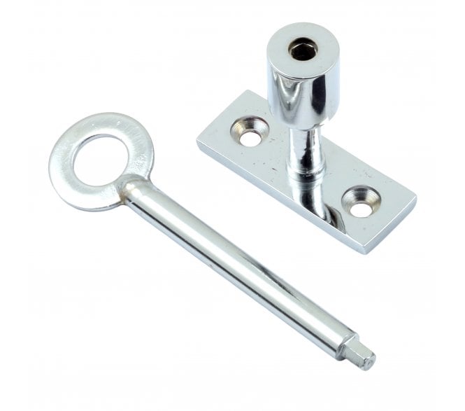 Prima Locking Casement Stays Pin - 40mm x 16mm - Polished Chrome