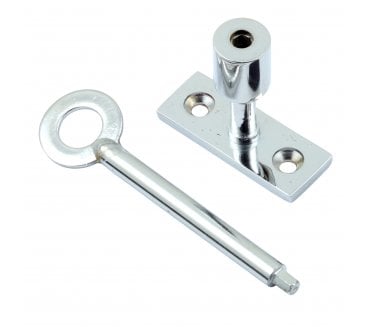 Prima Locking Casement Stays Pin - 40mm x 16mm - Polished Chrome