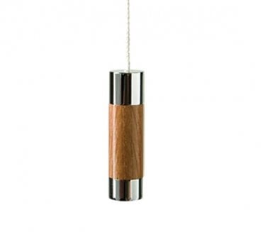 Prima M696C Light Cord Pull - Polished Chrome/Oak