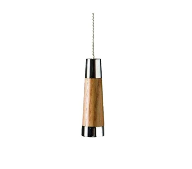Prima M697C Light Cord Pull - Polished Chrome/Oak