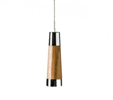 Prima M697C Light Cord Pull - Polished Chrome/Oak