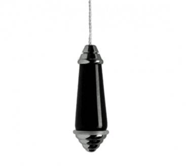 Prima M6991C Light Cord Pull - Polished Chrome/Black Ceramic