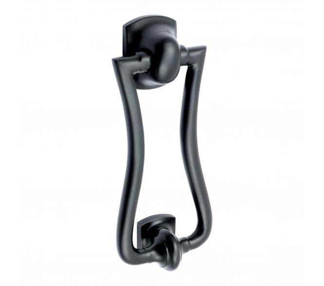 Prima MB2033 Slim Diplomat Door Knocker - Matt Black