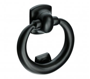 Prima MB28 Ring Door Knocker - Matt Black