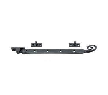 Prima Monkey Tail Casement Window Stay - Matt Black
