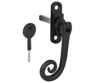 Prima Monkeytail Locking Espag Fastener - Matt Black