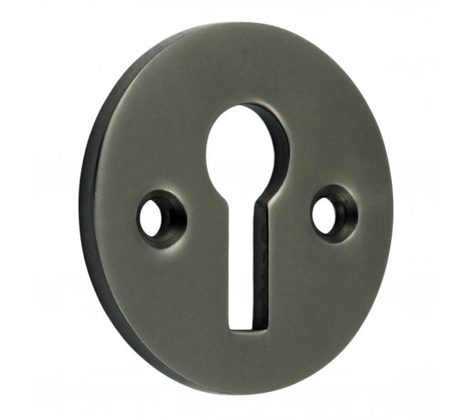 Prima Open Standard Keyhole Escutcheon - Dark Bronze