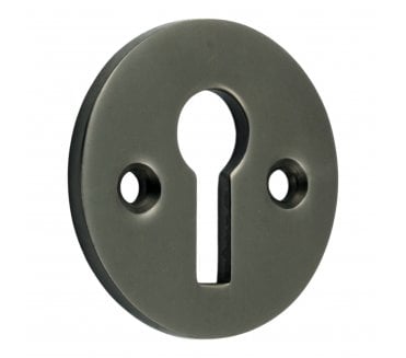 Prima Open Standard Keyhole Escutcheon - Dark Bronze
