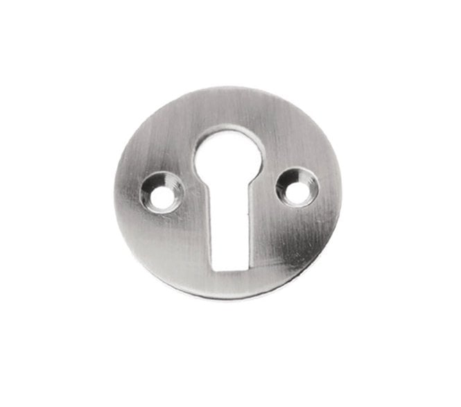 Prima Open Standard Keyhole Escutcheon - Pewter Finish