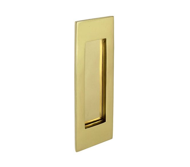 Prima PB07 Vertical Letter Plate 225x66mm - Polished Brass