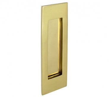 Prima PB07 Vertical Letter Plate 225x66mm - Polished Brass