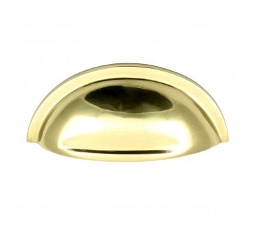 Prima PB2006 Drawer Cup Pull - Polished Brass