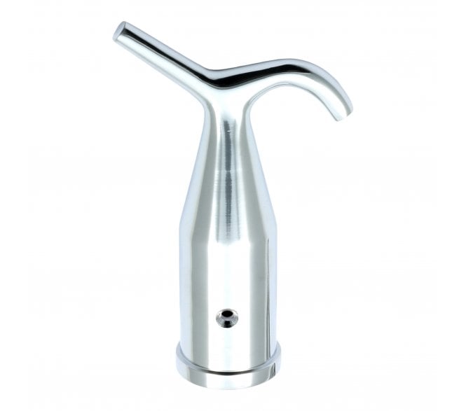 Prima Pole Hook - 113mm x 73mm - Polished Chrome