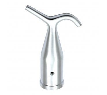 Prima Pole Hook - 113mm x 73mm - Satin Chrome