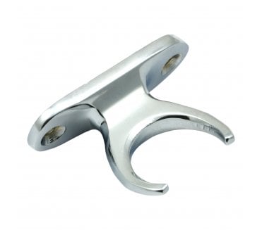 Prima Pole Hook Holder - 48mm x 18mm - Polished Chrome