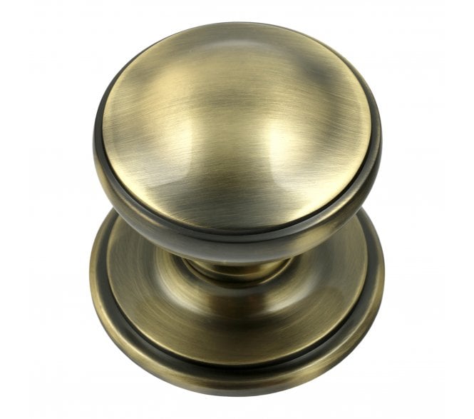 Prima Princess Centre Door Knob - Antique Brass