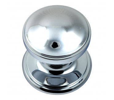 Prima Princess Centre Door Knob - Polished Chrome