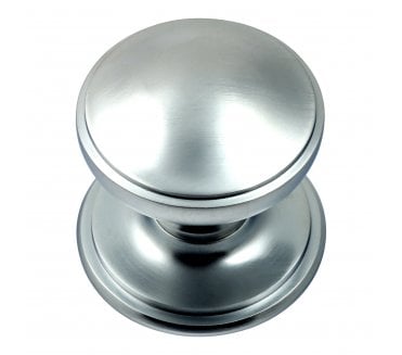 Prima Princess Centre Door Knob - Satin Chrome
