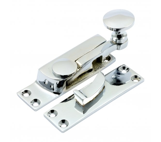 Prima Quadrant Sash Window Fastener - Polished Chrome