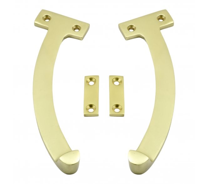 Prima Quadrant Stays - Polished Brass