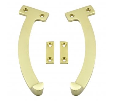Prima Quadrant Stays - Polished Brass