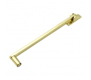 Prima Roller Arm Stay - Polished Brass